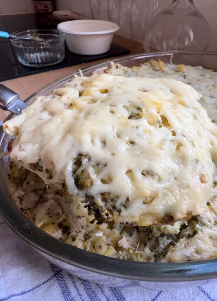 Gratin de pâtes au thon